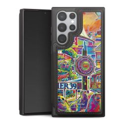 Snap Wallet Case schwarz