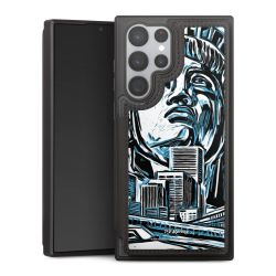 Snap Wallet Case schwarz