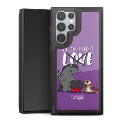 Snap Wallet Case schwarz