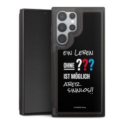 Snap Wallet Case schwarz