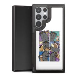 Snap Wallet Case schwarz