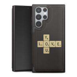 Snap Wallet Case schwarz