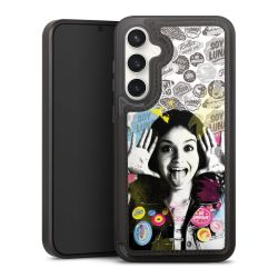 Snap Wallet Case schwarz