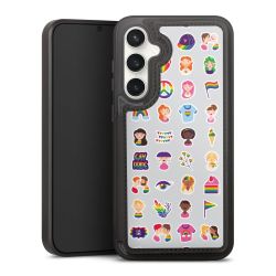 Snap Wallet Case schwarz