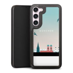 Snap Wallet Case schwarz