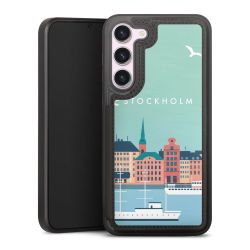 Snap Wallet Case schwarz