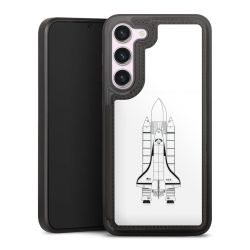 Snap Wallet Case schwarz