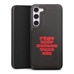 Snap Wallet Case schwarz