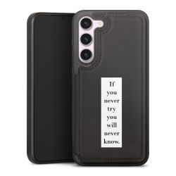 Snap Wallet Case schwarz