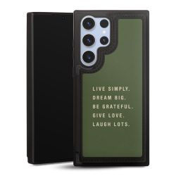 Snap Wallet Case schwarz