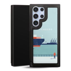 Snap Wallet Case schwarz