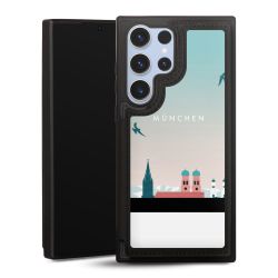 Snap Wallet Case schwarz