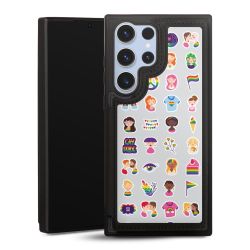 Snap Wallet Case schwarz