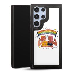 Snap Wallet Case schwarz