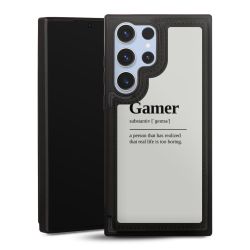 Snap Wallet Case schwarz