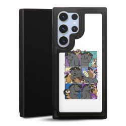 Snap Wallet Case schwarz