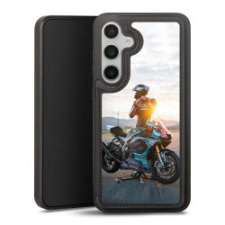 Snap Wallet Case schwarz