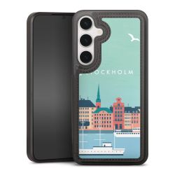 Snap Wallet Case schwarz