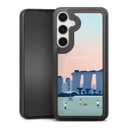 Snap Wallet Case schwarz