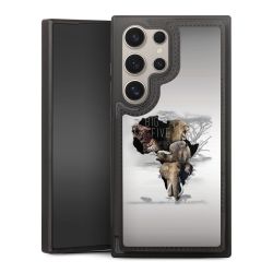 Snap Wallet Case schwarz