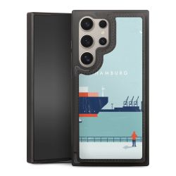 Snap Wallet Case schwarz