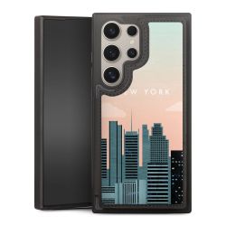 Snap Wallet Case schwarz