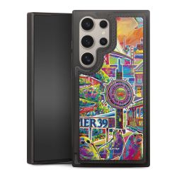 Snap Wallet Case schwarz