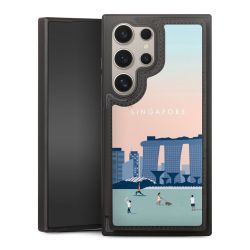 Snap Wallet Case schwarz