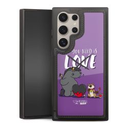 Snap Wallet Case schwarz