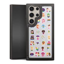 Snap Wallet Case schwarz