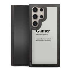 Snap Wallet Case schwarz