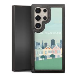 Snap Wallet Case schwarz