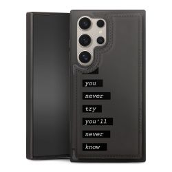 Snap Wallet Case schwarz