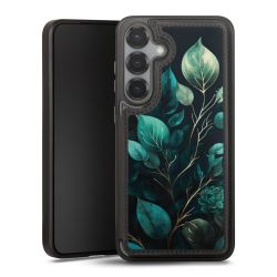 Eukalyptus dunkler Hintergrund