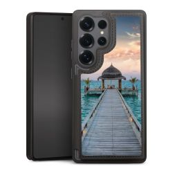 Snap Wallet Case schwarz