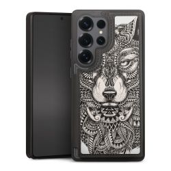 Snap Wallet Case schwarz