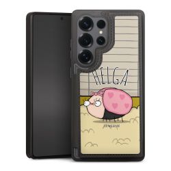 Snap Wallet Case schwarz