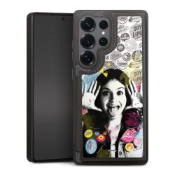 Snap Wallet Case schwarz