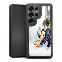 Snap Wallet Case schwarz