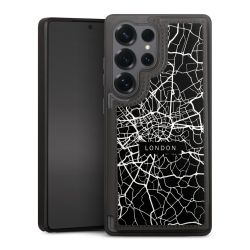 Snap Wallet Case schwarz