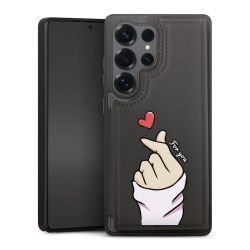 Snap Wallet Case schwarz