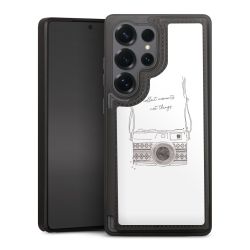 Snap Wallet Case schwarz