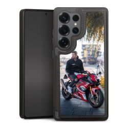 Snap Wallet Case schwarz