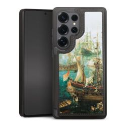 Snap Wallet Case schwarz