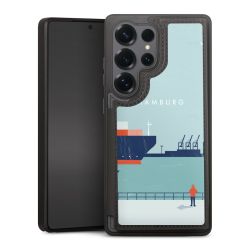 Snap Wallet Case schwarz