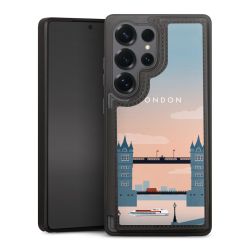 Snap Wallet Case schwarz