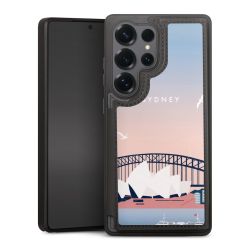 Snap Wallet Case schwarz