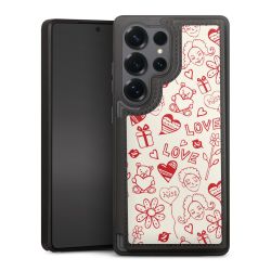 Snap Wallet Case schwarz