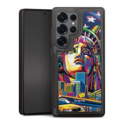 Snap Wallet Case schwarz