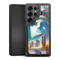 Snap Wallet Case schwarz